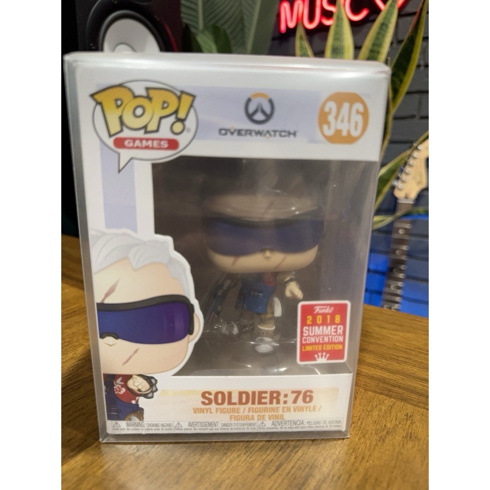 Funko Pop! #96 Soldier: 76 (Golden) Blizzard Exclusive Overwatch Games Figure